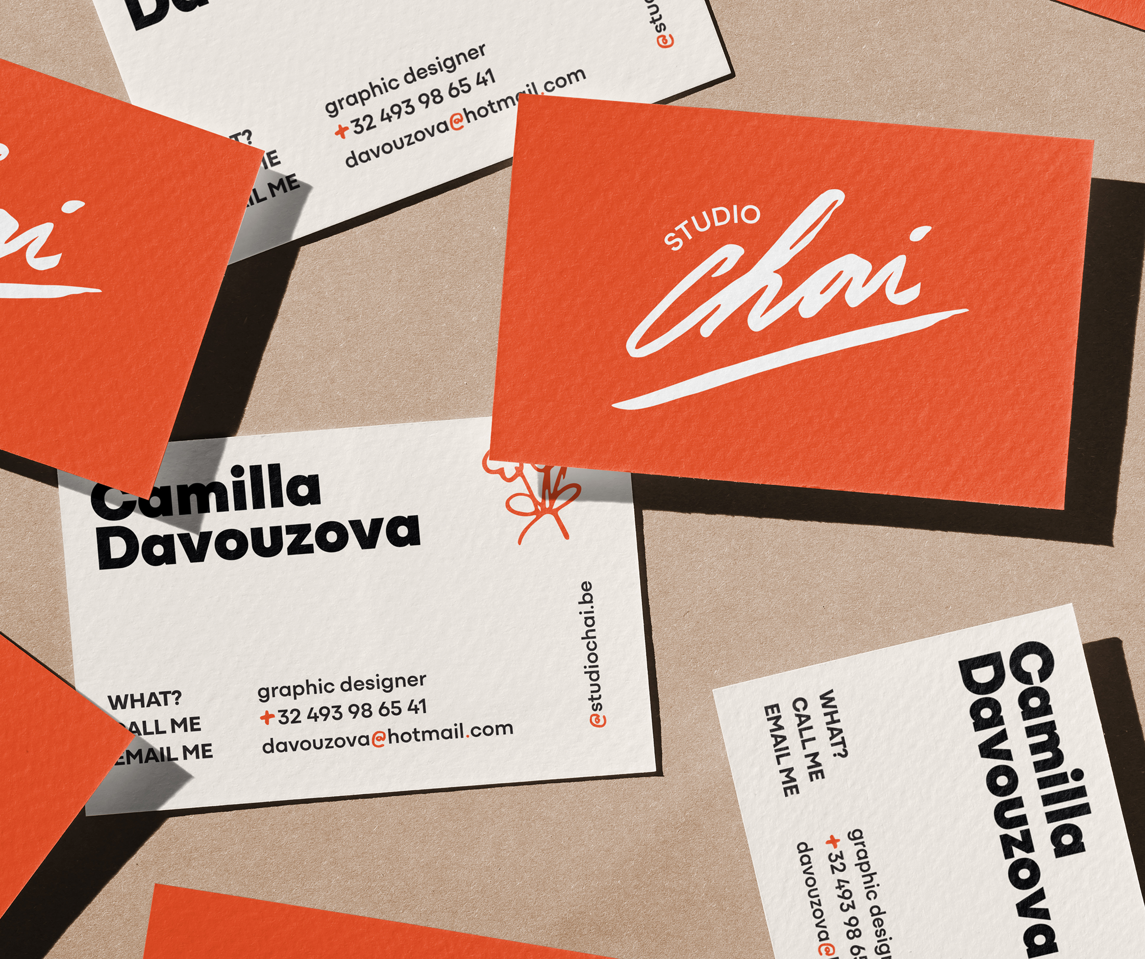 chai business cards